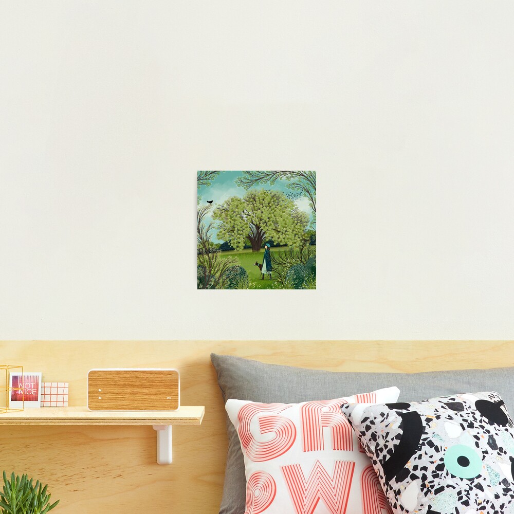 SPRING DOG WALK Photographic Print