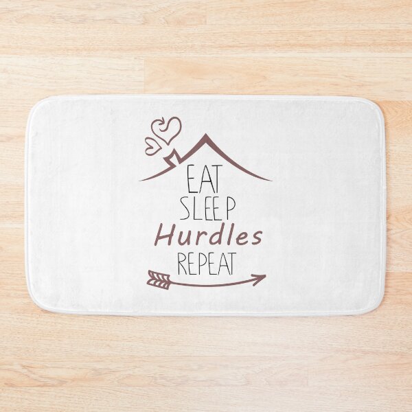Item preview, eat sleep hurdles repeat  designed and sold by smile20001.