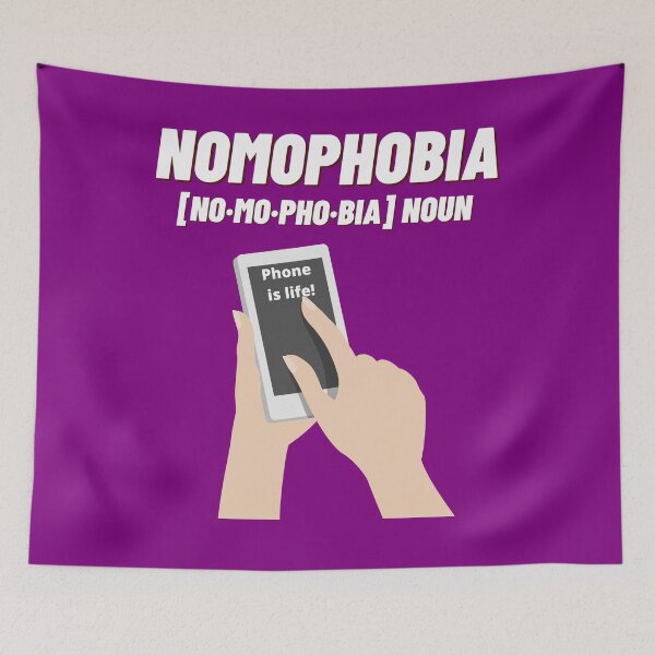 Item preview, Nomophobia 9 designed and sold by HappinessWorld.