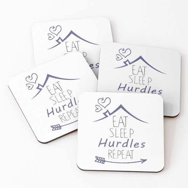 Item preview, eat sleep hurdles repeat  designed and sold by smile20001.