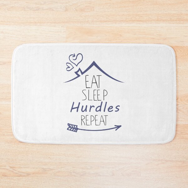 Item preview, eat sleep hurdles repeat  designed and sold by smile20001.