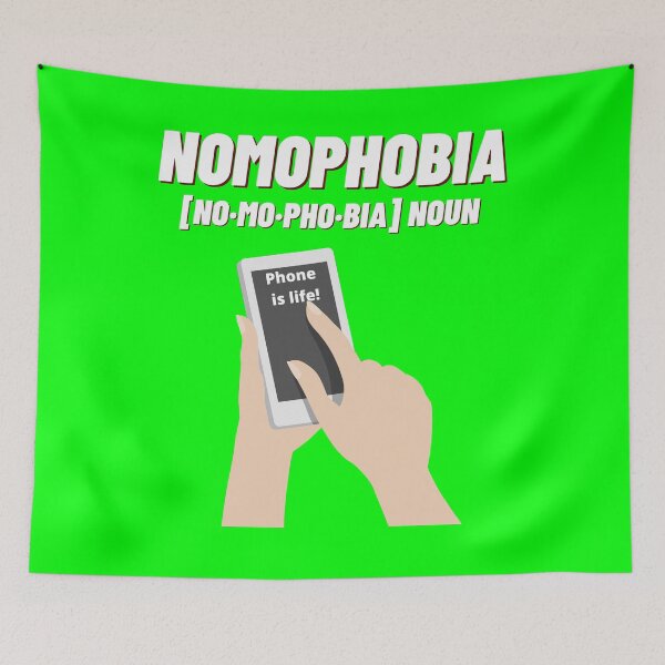 Item preview, Nomophobia 10 designed and sold by HappinessWorld.