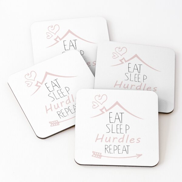 Item preview, eat sleep hurdles repeat  designed and sold by smile20001.