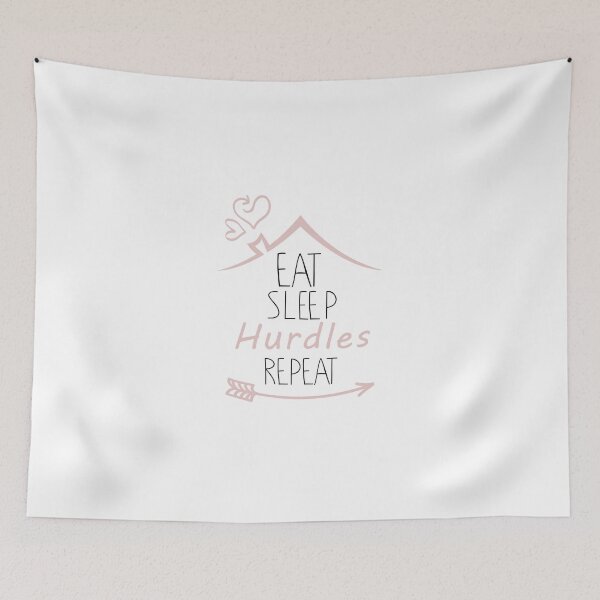 Item preview, eat sleep hurdles repeat  designed and sold by smile20001.