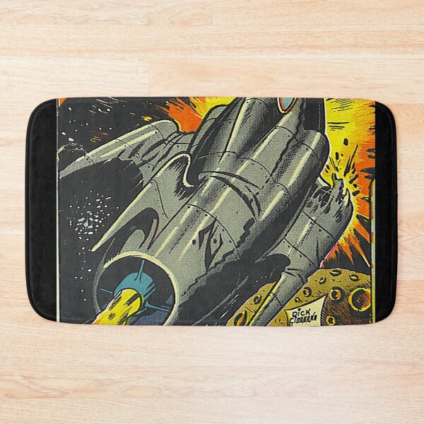 Item preview, Rocketship with Moon from Space Adventures Jan 1953 comic book designed and sold by Nostrathomas66.