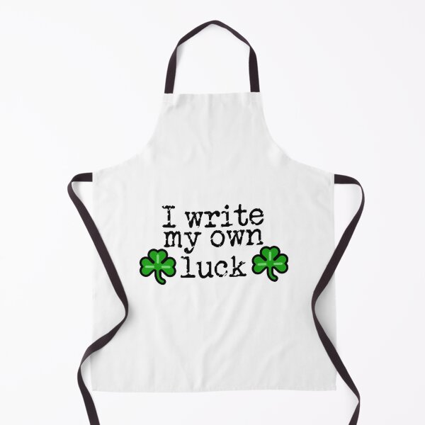 Item preview, I write my own luck black designed and sold by TeaRoseWriter.