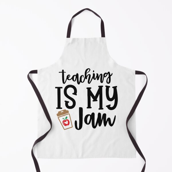 Item preview, Teaching Is My Jam Funny Teacher Quote With Apple And Heart designed and sold by Briekel.