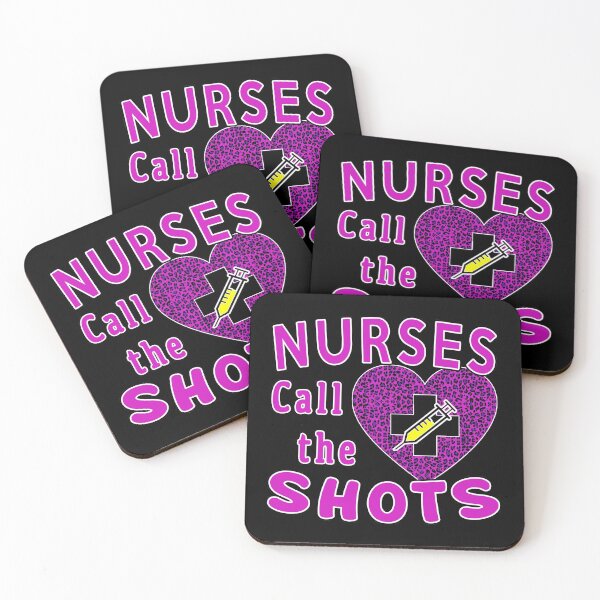 Item preview, Nurses Call the Shots Valentine's day Pink Leopard  designed and sold by MAXXEXCHANGE.