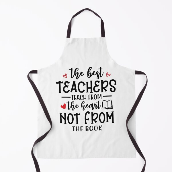 Item preview, The Best Teachers Teach From The Heart Not From The Book Teacher Quote designed and sold by Briekel.