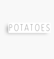 Potatoes Canvas Print