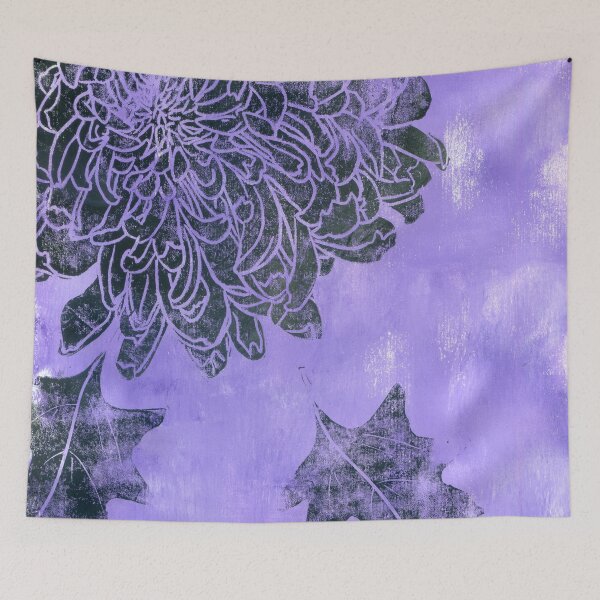 Item preview, black dahlia in violet designed and sold by kosarandrea.