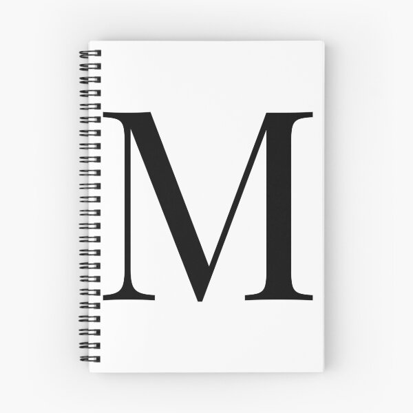 Item preview, Letter M in a Classic Font designed and sold by Kaitlyn Hart.