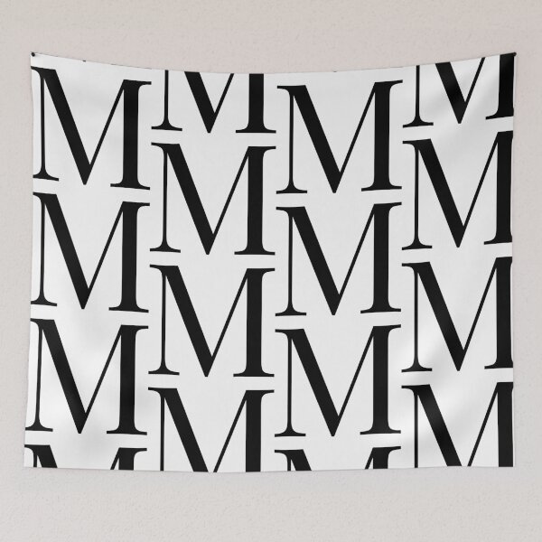 Item preview, Letter M in a Classic Font designed and sold by Kaitlyn Hart.