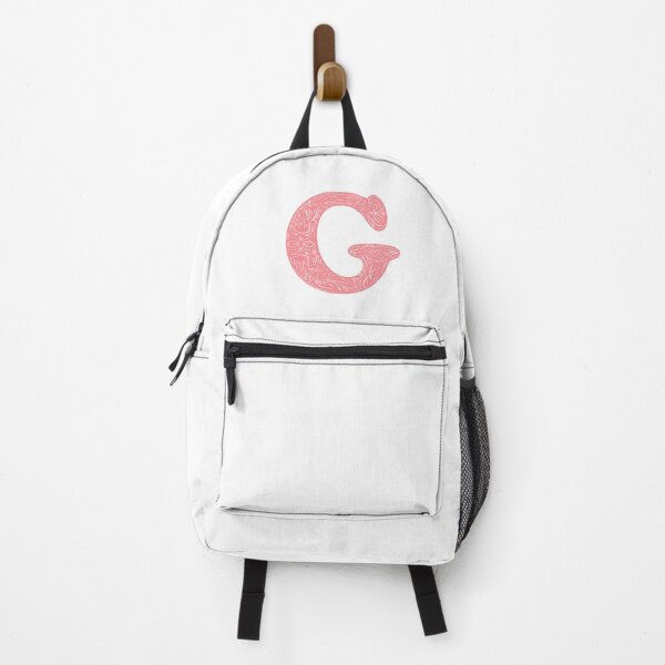 Item preview, G Initial / Monogram - Pink Floral designed and sold by MessyBestie.
