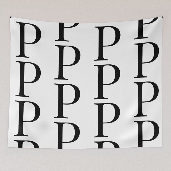 Item preview, Letter P in a Classic Font designed and sold by Kaitlyn Hart.