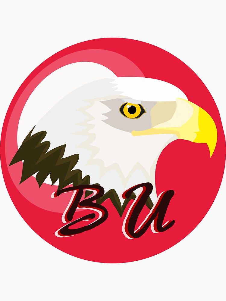 "Biola University Bald Eagle" Sticker by williamiyov Redbubble