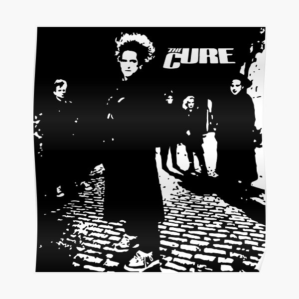 Robert Smith1980's Rock and Roll Personality Poster The Cure