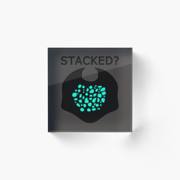 Altered Carbon Cortical Stack Logo Sign Acrylic Block