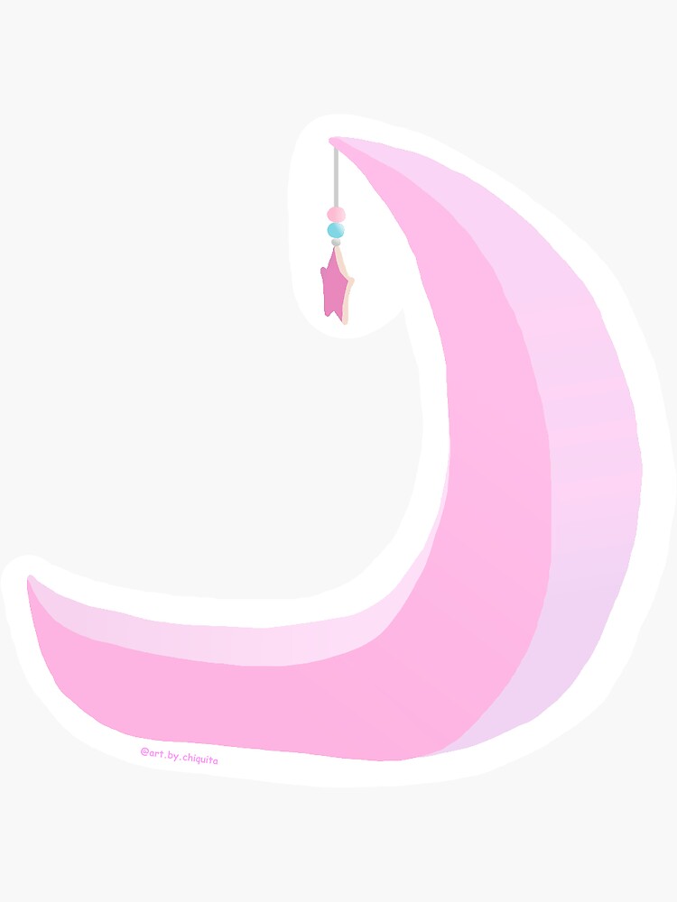 Pink Crescent Moon Chair