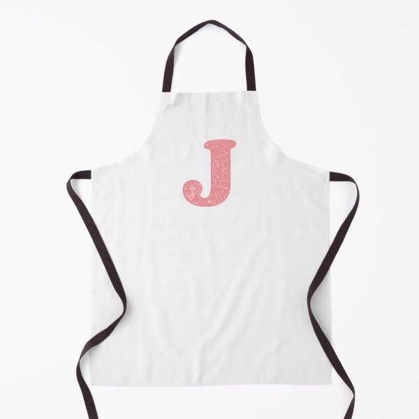 Item preview, J Initial / Monogram - Pink Floral designed and sold by MessyBestie.