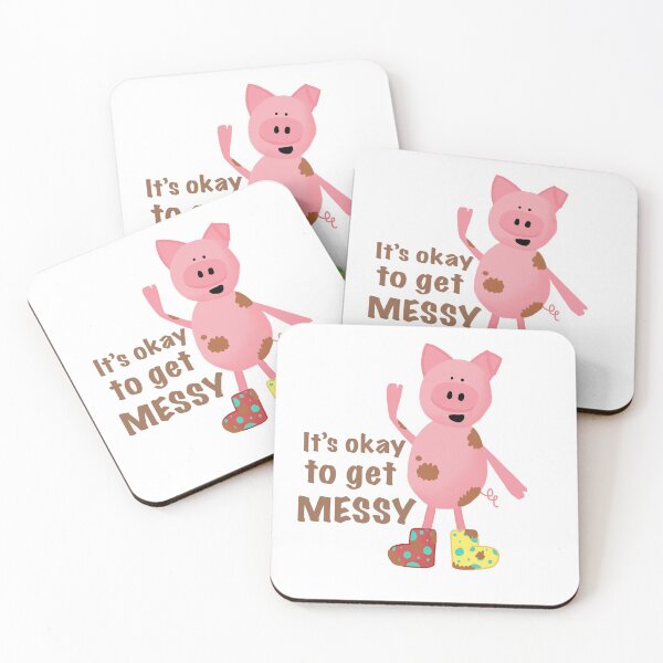 Item preview, It's okay to get Messy designed and sold by ImagineStudioz.