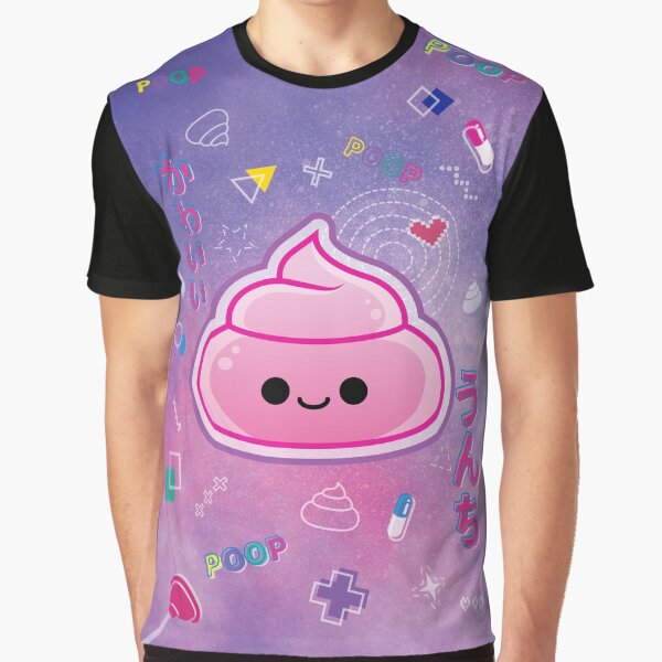 Colorful Poop - Purple version T-shirt graphique