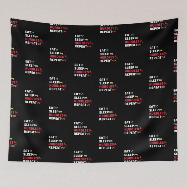 Item preview, Eat Sleep Hurdles Repeat designed and sold by brooklyntowner.