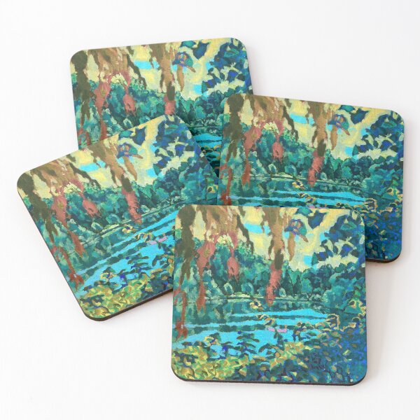Item preview, Willows on the pond designed and sold by ChandlerArt.