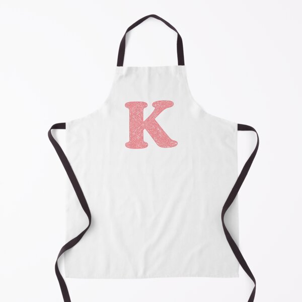 Item preview, K Initial / Monogram - Pink Floral designed and sold by MessyBestie.