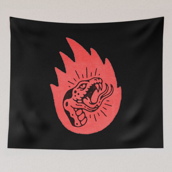 Item preview,  snake on fire designed and sold by periodart.