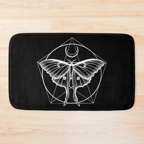 Item preview, Luna Moth White Insect Crescent Moon Beautiful Elegant Design for Insect or Bug Lovers designed and sold by OopteesLydia.