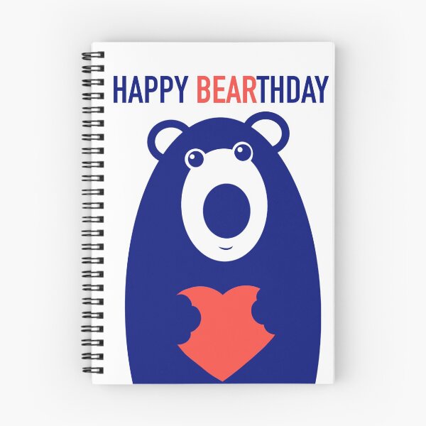 Item preview, HAPPY BEARTHDAY designed and sold by running-designs.