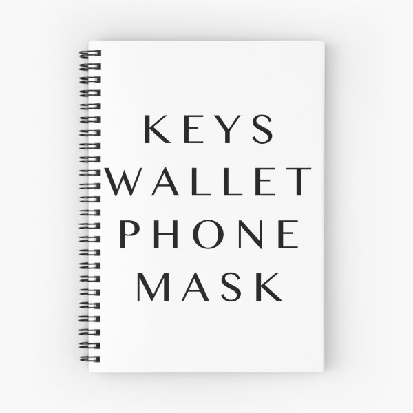 Item preview, Keys wallet phone mask checklist designed and sold by Livelifeloveart.