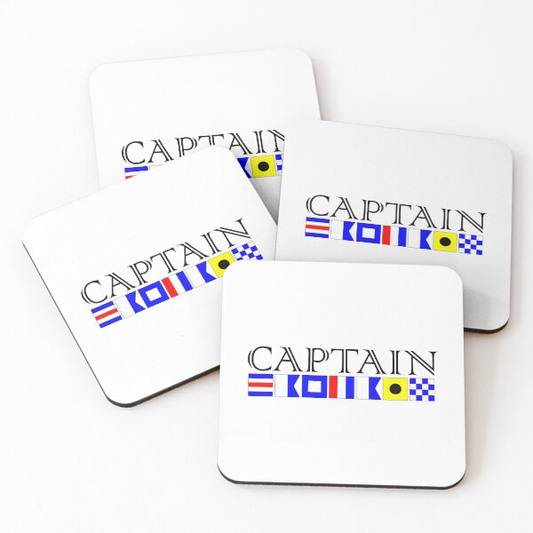 Item preview, Captain Title in Nautical Signal Flags designed and sold by Garaga.