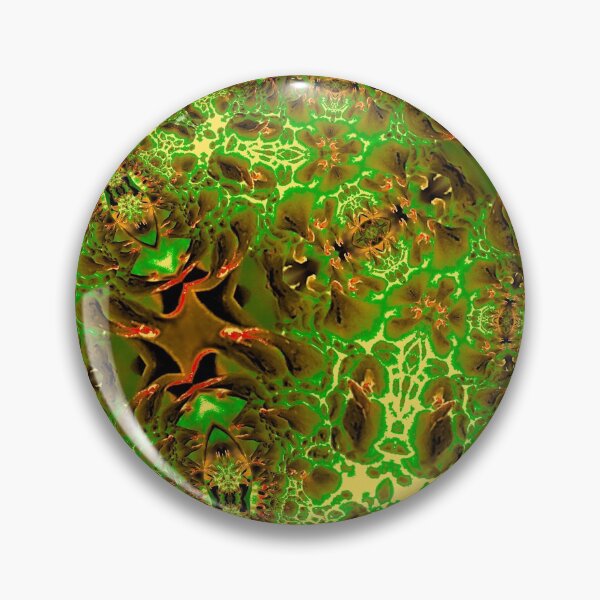 Item preview, Glorious Green and Red Fractal Influenced Abstract designed and sold by Geoff Treagus.