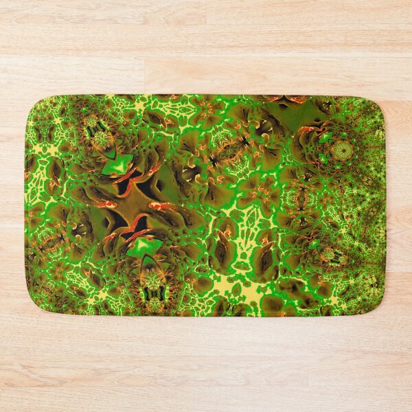 Item preview, Glorious Green and Red Fractal Influenced Abstract designed and sold by Geoff Treagus.