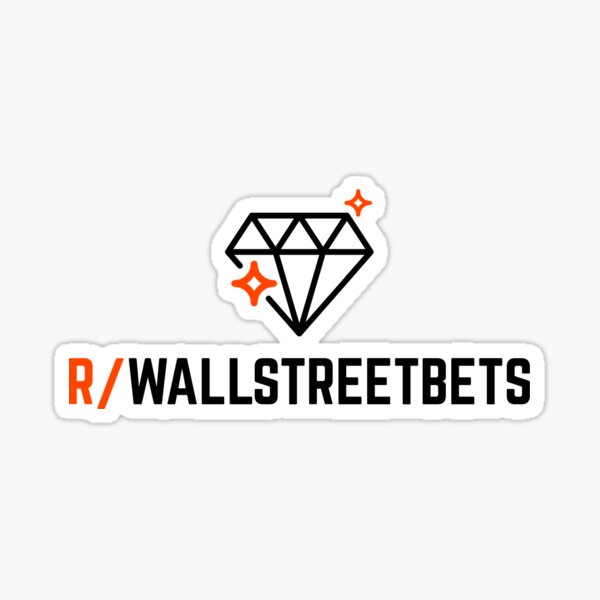 "Diamond WallStreetBets" Sticker for Sale by Kiluh Redbubble