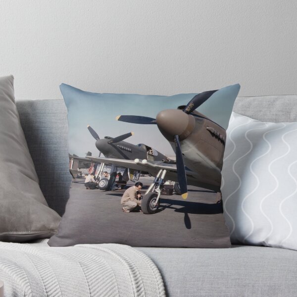 Item preview, P-51 Mustang Fighter Planes Preflight Check - California 1942 designed and sold by warishellstore.