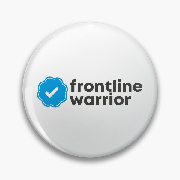 Item preview, Verified Check Frontline Warrior designed and sold by WASABISQUID.