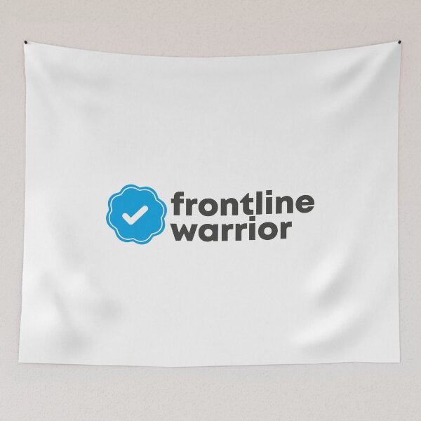 Item preview, Verified Check Frontline Warrior designed and sold by WASABISQUID.