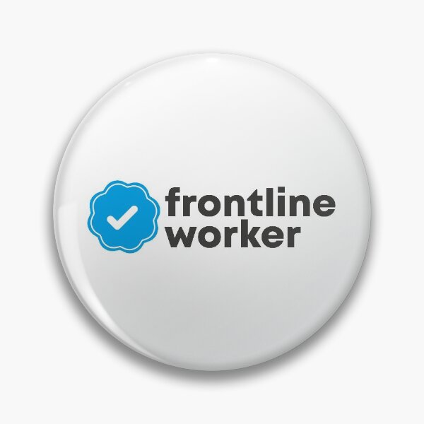 Item preview, Verified Check Frontline Worker designed and sold by WASABISQUID.