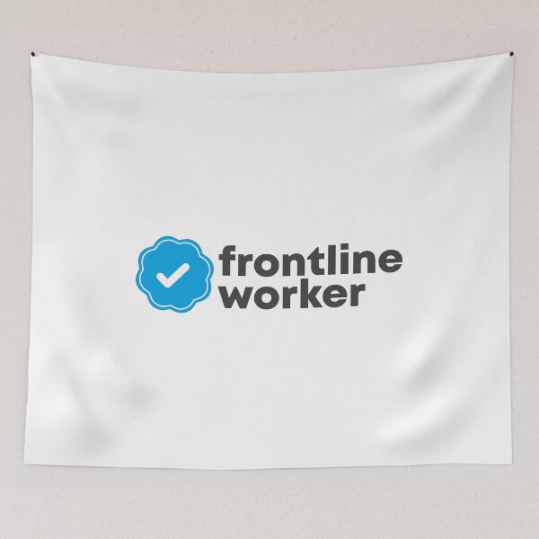 Item preview, Verified Check Frontline Worker designed and sold by WASABISQUID.