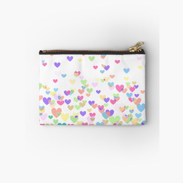 Item preview, Corazones multicolores en multitudes designed and sold by AMGImpressions.