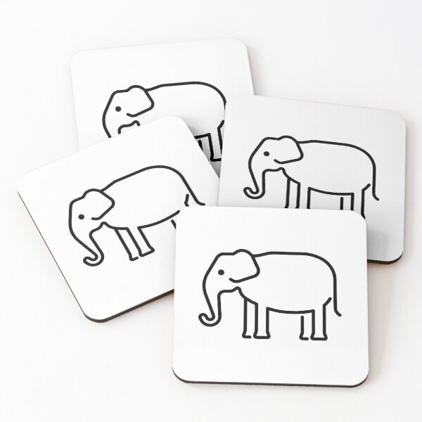 Item preview, elephant designed and sold by emma-johnston.
