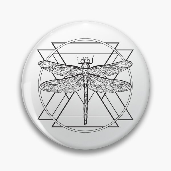 Item preview, Dragon Fly Insect Nature Geometric Beautiful Elegant Design for Insect or Bug Lovers (s) designed and sold by OopteesLydia.