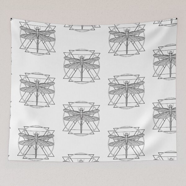 Item preview, Dragon Fly Insect Nature Geometric Beautiful Elegant Design for Insect or Bug Lovers (s) designed and sold by OopteesLydia.