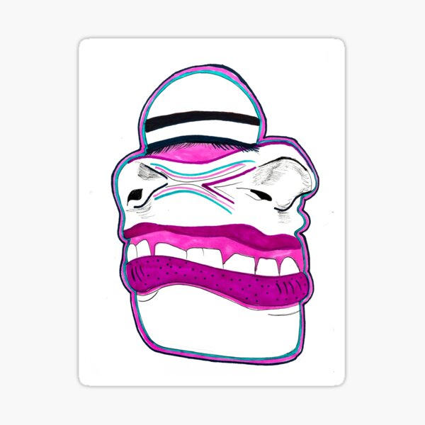 Item preview, Abstract face art print  designed and sold by sophiehcreates.
