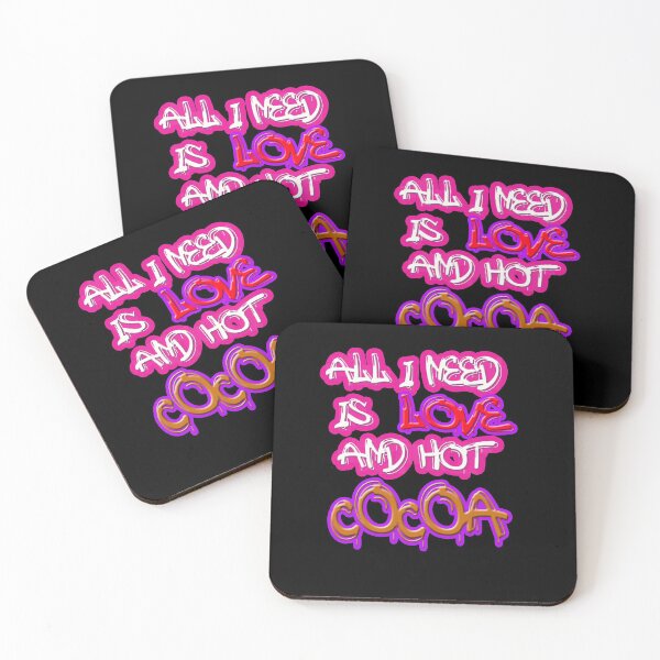 Item preview,  all i need is love and hot cocoa  designed and sold by hakiseller.