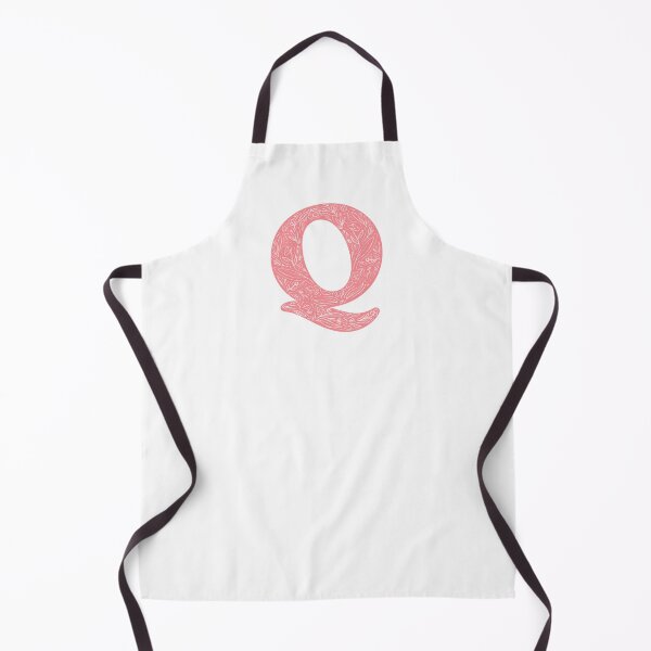 Item preview, Q Initial / Monogram in Pink Floral designed and sold by MessyBestie.