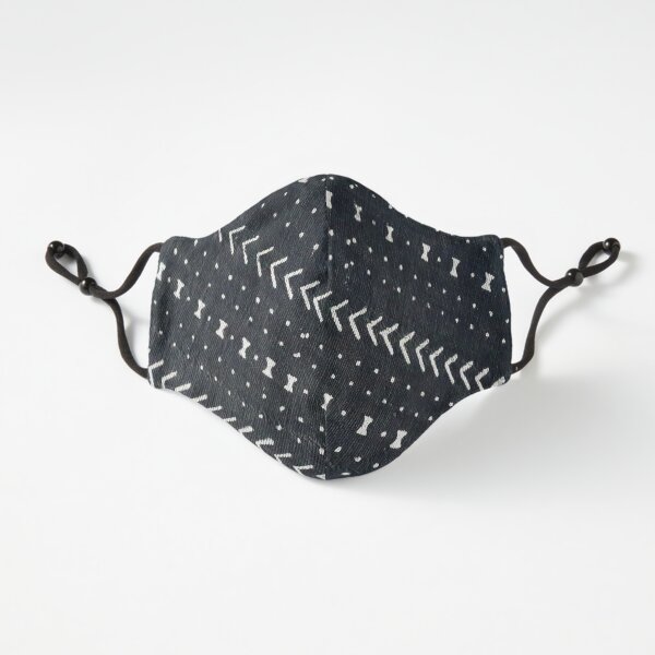 B&W Mudcloth 09 Fitted 3-Layer